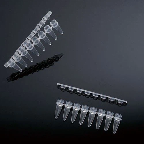 8-Strip PCR Tubes 0.2ml Flat Cap Dome Cap Pcr Tubes