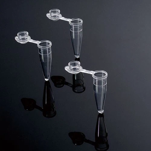 0.2ml dauðhreinsuð stakur flatt hettu hvelfingarloki PCR Lab PP efni Rekstrarvörur tilraunaglas