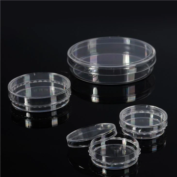 PS Efni dauðhreinsað vefja Plast einnota 35mm 60mm 100mm 150mm Menningarplata Petri diskur