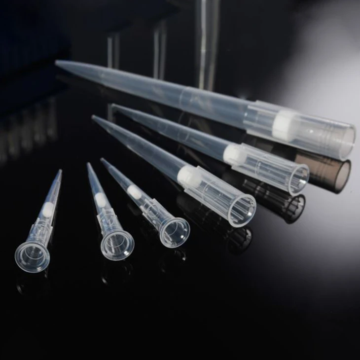 10ul, 200ul, 1000ul, 1250ul, Sterile &non-sterile Bulk & Rack Package DNA&RNA Free Low Retention Pipet Tips With Filter