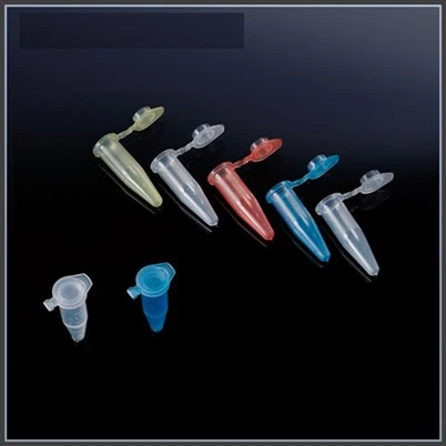 Non Sterile Pólýprópýlen 1,5 ml 0,5 ml Afritað Microcentrifuge Slöngur